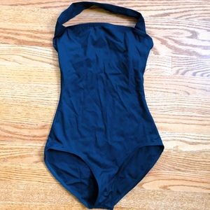 Black ballet leotard